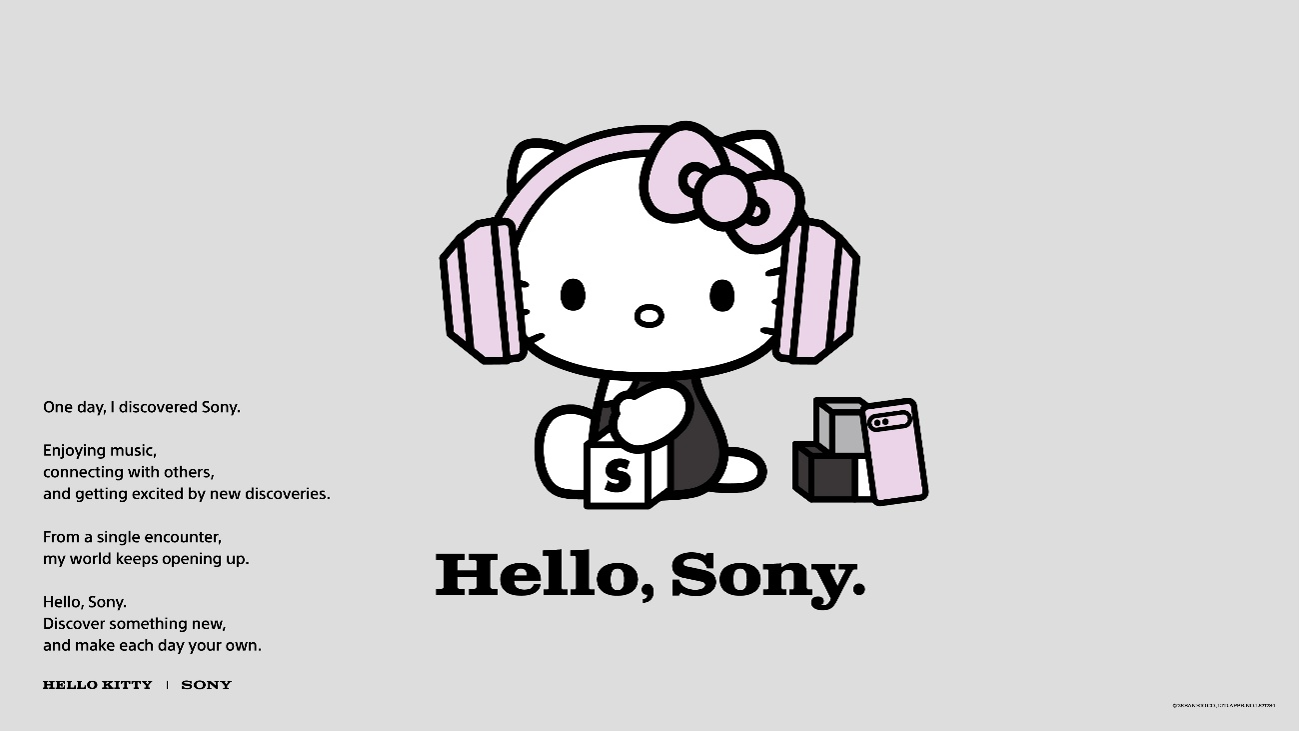คีย์วิชวล Hello Kitty พบกับ Sony